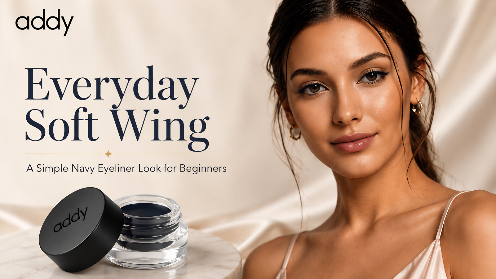 How to Create an Everyday Soft Wing with Gel Eyeliner